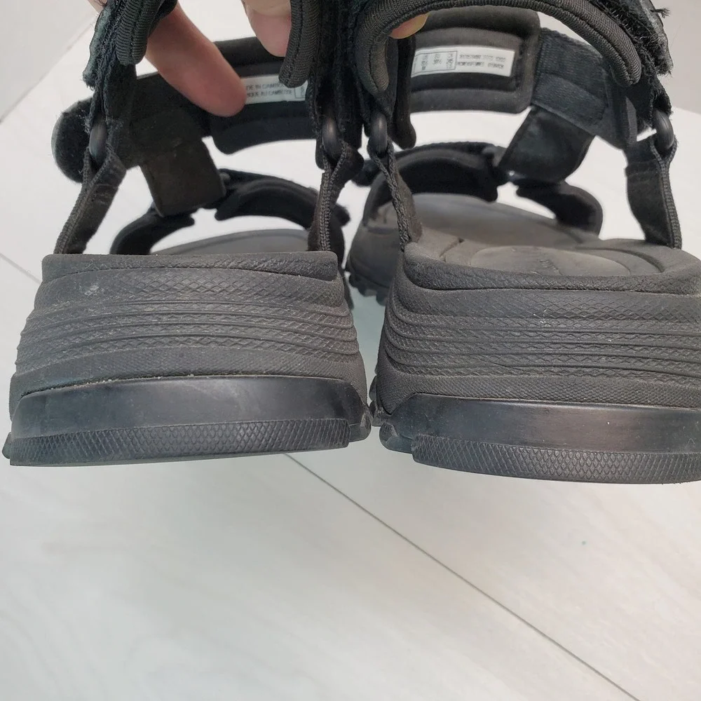 Clarks ATL Trek Sea Black Sport Sandals Wmn 8.5 M Granola Gorpcore Coastal Trail
